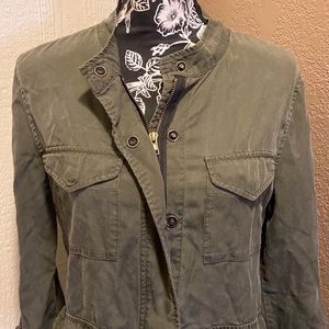 Sanctuary Revolve Roy frayed raw hem military jacket